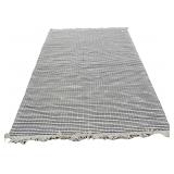 7x10 Railroad Gray Rug