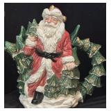 Hand Painted Santa Teapot