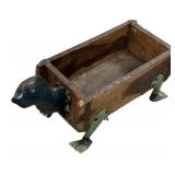 Metal & Wood Animal Cart