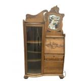 Oak Bow  Front Secretary