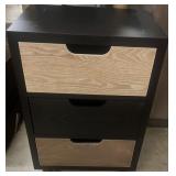 (2) PCS Three Drawer Nightstand