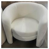 (2) PCS Crest View Teddy Fabric Accent Chairs