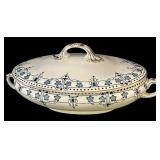 Royal Porcelain Lidded Vegetable Bowl England