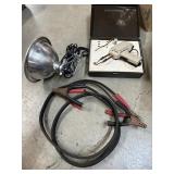Soldering Iron, Work Light & Booster Cables