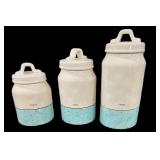 Rae Dunn Canisters Stash, Treat, Snack