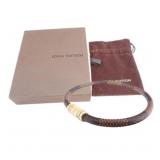 Louis Vuitton Damier Ebene Keep It Bracelet