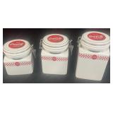 (3) PCS Coke Cola Canister Set
