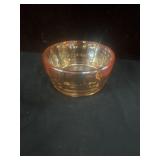 Marigold iridescent carnival glass