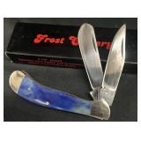 Frost Smooth Blue Baby Saddlehorn