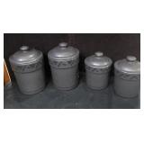 Clay Pottery Canisters