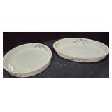 2 pc Woodhill Fine Bakeware Oval Casserole Dishes