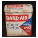 Band Aid Advertisement Can