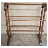 Vintage Wooden Quilt Rack