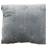 (3) Beautiful Blue Throw Pillows