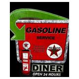 TEXACO Gasoline Service & DINER Open 24 Hours