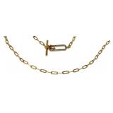 Quality Diamond Paperclip Necklace