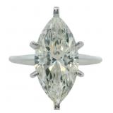 14kt Gold 3.00 ct Marquise VVS Lab Diamond Ring