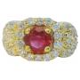 Quality 2.13 ct Ruby & Diamond Dinner Ring