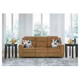 Kanlow DBL Honey Colored Reclining Sofa