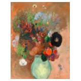 Le Pavot Noir Canvas Print By Odilon Redon