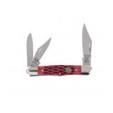 Hen & Rooster 3 Blade Whittler Red Pick Bone HRI12