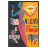 Las Vegas - FLY TWA   Art Print