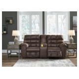 Ashley Derwin DBL Reclining Love Seat W/ Console