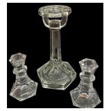 (3) Candle Holders