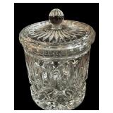 Heavy Crystal Biscuit Jar