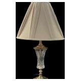 Waterford Brass & Cut Crystal Lamp