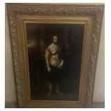 Large Painting Of King Charles By C. Spencer