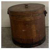 Vintage Wooden Firkin Bucket