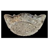 American Brilliant Cut Glass Bowl