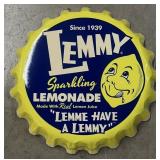 Lemmy Lemonade Metal Bottle Cap Sign