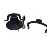 USA Cast Iron #2 Dinner Bell w' Hanger