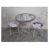 Table and Two Chairs