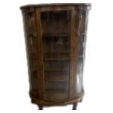 Antique Oak Curio Cabinet