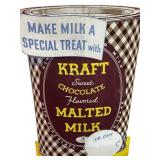 KRAFT MALTED MILK CARDBOARD SIGN