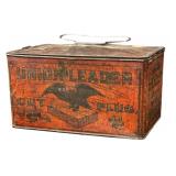 UNION LEADER Cut Plug Tobacco Tin