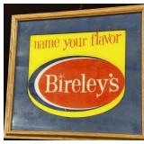 BIRELEYS SIGN