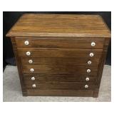 Antique Spool Cabinet