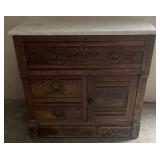 Eastlake WashStand With Marble Top