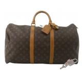 Louis Vuitton Monogram Keepall 50 Boston Bag