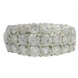 Platinum 1.56 ct Natural Brilliant Diamond Ring