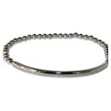 Elegant Natural Diamond Bar Bolo Bracelet