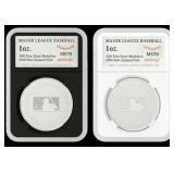 2024 MS70 1 oz Major League Baseball Silver Coin