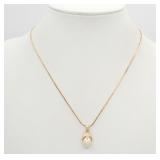 Yves Saint Laurent Pearl Necklace