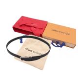 Louis Vuitton Brasle Neogram Leather Bracelet