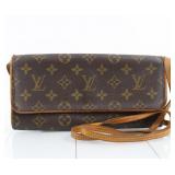 Louis Vuitton Monogram Pochette Twin GM Bag