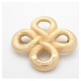Burberry Gold Brooch